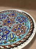 (A) Hand Painted Decorative Plate — Made In Turkey