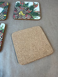 Mackenzie Childs Evergreen Coasters - Set Of 4 (B)