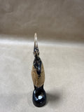 Buffalo Horn Carved Herron (B)