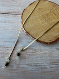 Gold Tone Herringbone Eyeglasses Chain