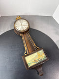 Gilbert 1807 Banjo Clock With Solid Brass Eagle Topper