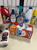 Cleaning Lot M, Most items at least half full