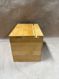 (A) Wooden Index Card Box Holder