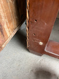 King Rattan/Wicker Headboard with Metal Frame