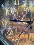 Sealed Reflective Art Inc. Deer Decorative Wall Clock