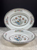 2-Piece Wedgwood England Kutani Crane Serving Set (F)
