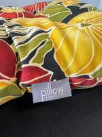 Pillow Perfect Yellow & Red Indoor/Outdoor Cushion