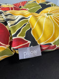 Pillow Perfect Yellow & Red Indoor/Outdoor Cushion