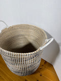 Boho Woven Storage Basket with Handles