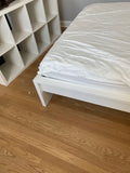 Ikea White Queen Bed, 2 Available, PRICED INDIVIDUALLY, $175 EACH