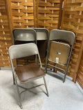 Samsonite Metal Folding Chairs, set of 4