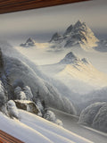 Original Winter Landscape by Heinz; Signed