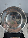4-Piece Stieff Engraved Sterling Silver Bread & Butter Plates
