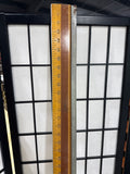 6ft Vintage Ruler With Metal Edge