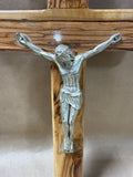 Olive Wood Cross With Essence from The Holy Land (A)