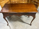 Queen Anne Style Writing Desk with Two Drawers