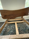 Hand Crafted Live Edge Wood King Bed with Integrated Side Tables***HEAVY ITEM***READ DETAILS ON PICK UP POLICY***