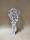 Clear Glass Fruit Bottle Stopper With Box - By Mikasa