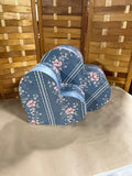 Decorative Nesting Heart Boxes, 2 pc