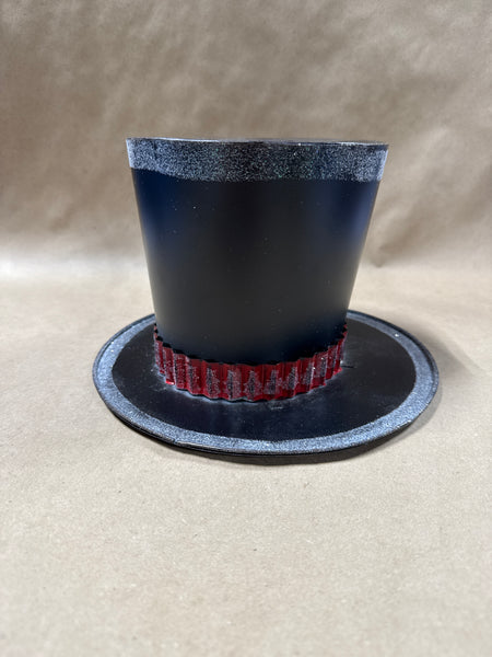 Metal Snowman Top Hat