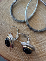 (G) Pair of Silver Tone Earrings