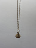 14K Gold JCF Hershey Kiss Pendant & Chain (Total Weight 3.01g)