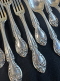 87-Piece Gorham Melrose Sterling Silver Flatware in Box