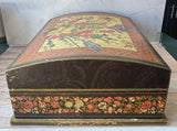 Vintage Bakelite Floral Jewelry or Keepsake Box