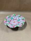 Studio Pottery Handpainted Floral Bowl - Signed
