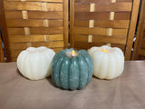 Set of 3 Battery Operated Pumpkin Candles ***Read Description Carefully***