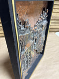 Copper & Resin Cityscape; Signed