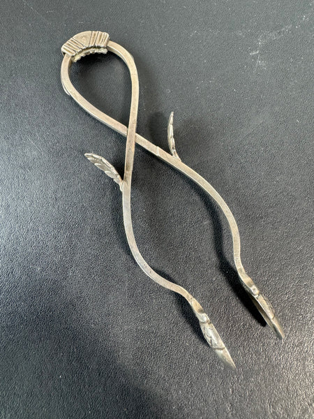 Acorn & Leaf Vintage Metal Tongs