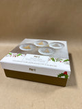 Pier 1 Christmas Tree Appetizer Plates With Box // 2 Available // PRICED INDIVIDUALLY