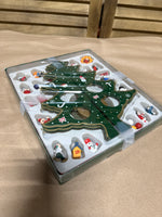 Wooden Christmas Tree With 24 Ornaments