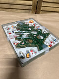 Wooden Christmas Tree With 24 Ornaments