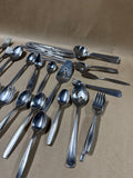 Rogers And Stainless Steel Cutlery Flatware Set - 79 Pieces