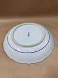 Asian Pottery White & Blue Bowl - Signed