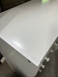 White Dresser, particle board back