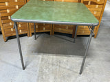 Green Samsonite Folding Card Table