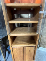 Miller's Furniture Ind. Lighted Entertainment Cabinet on Casters