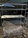 NSF Chrome Wire Shelving Unit w/Wheels (Six Available - PRICED INDIVIDUALLY)