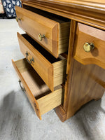 Oak Tone Desk with Particle Board Back