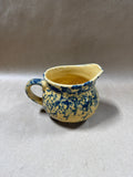 Pfaltzgraff Americana Folk Art Spongeware Gravy Server Pitcher