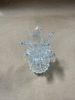 Clear Glass Pineapple Decor