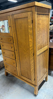 Antique Wardrobe on Casters***HEAVY ITEM***