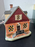 (D) Lang and Wise Colonial Williamsburg Margaret Hunter Shop Lighted Building in Box (WORKS)