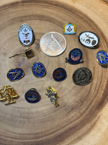 Large Lot of Masonic/Shriner Pins