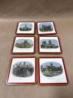 Set Of 6 Pimpernel English Cathedral Coasters