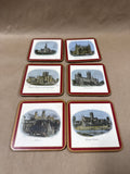 Set Of 6 Pimpernel English Cathedral Coasters