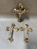 Olive Wood Cross With Essence from The Holy Land - Lot Of 3 (G)